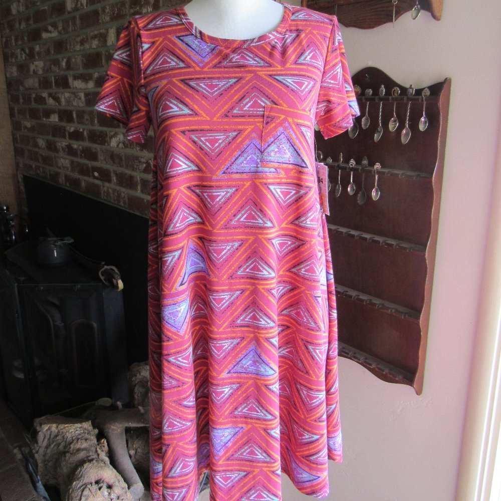 LulaRoe Carly Dress XXS New with Tags - Picture 1 of 4